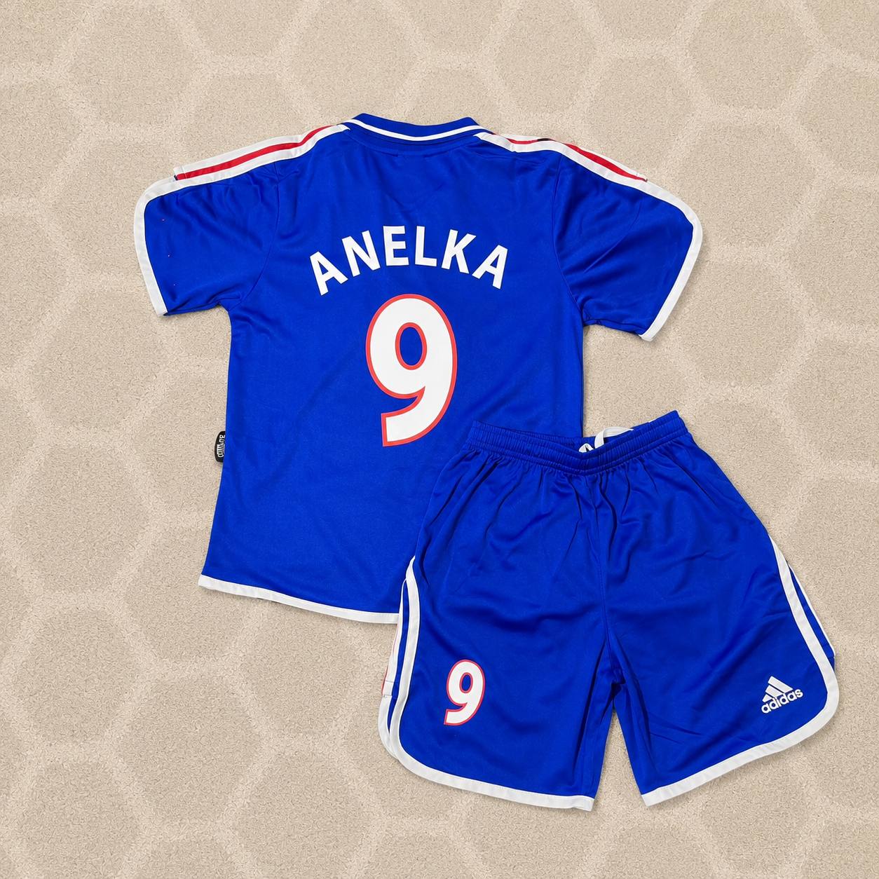 Nicolas Anelka 9- France EURO 2000 2002 Retro Kids Jersey