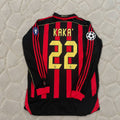 Kaká Leite AC Milan 2006 2007 Red Black Retro Jersey