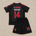 Vangelis Pavlidis Benfica 2026 Home New Season Kids Football Jersey