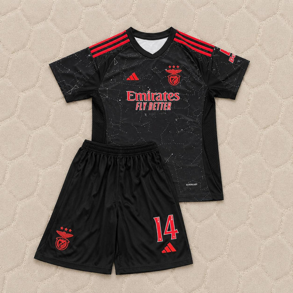 Vangelis Pavlidis Benfica 2026 Home New Season Kids Football Jersey