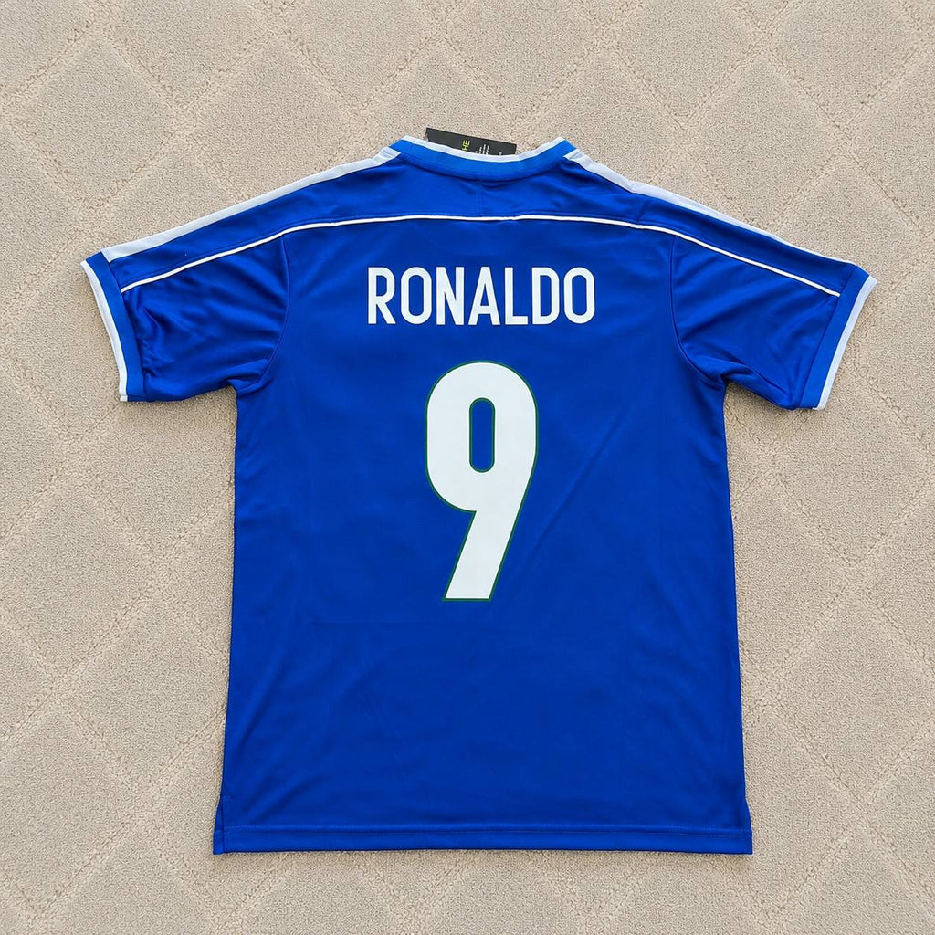 Ronaldo Nazário Brazil 1998 World Cup Retro Football Jersey Kit