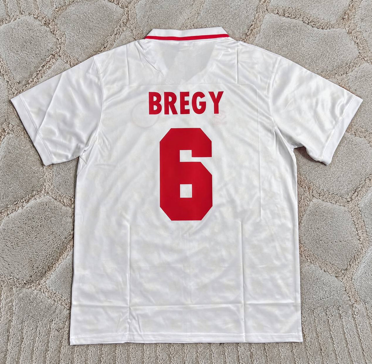 Georges Bregy #10 Switzerland 1994 World Cup Retro Away Football Shirt - Jersey kit - Trikot Maillott