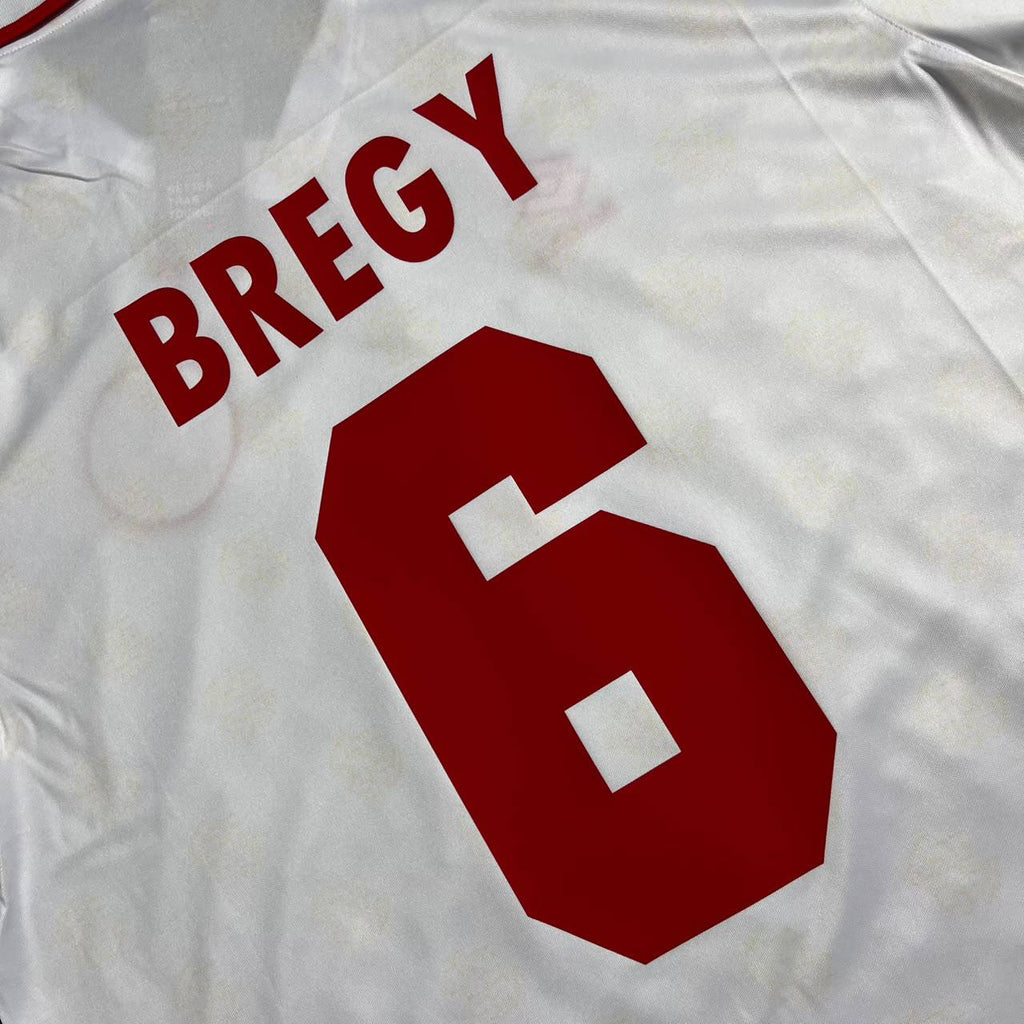 Georges Bregy #10 Switzerland 1994 World Cup Retro Away Football Shirt - Jersey kit - Trikot Maillott