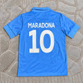 Diego Maradona #10 Napoli 1989-1990 Retro Home Football Shirt - Jersey Kit - Trikot Maillot