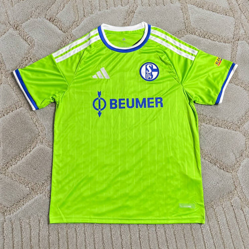 Adil Aouchiche #24 Schalke 04 Official 2026-2027 Home Jersey – Trikot Maillot