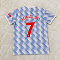 Cristiano Ronaldo Manchester United 2021-2022 Final Season Away Retro Football Jersey