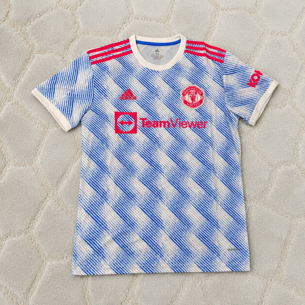 Cristiano Ronaldo Manchester United 2021-2022 Final Season Away Retro Football Jersey