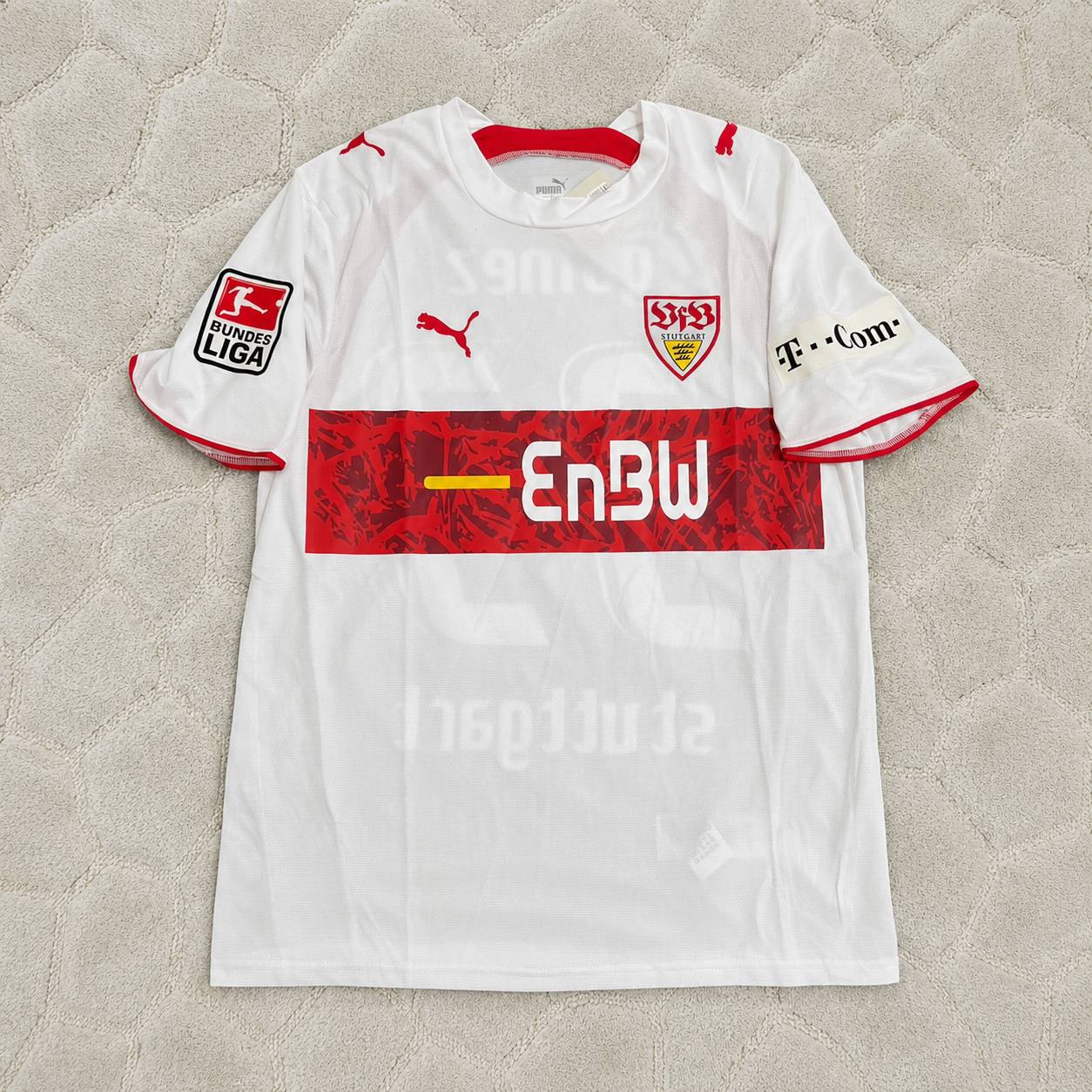 Mario Gomez VfB Stuttgart 2006-07 Heimtrikot Retro Football Jersey Kit
