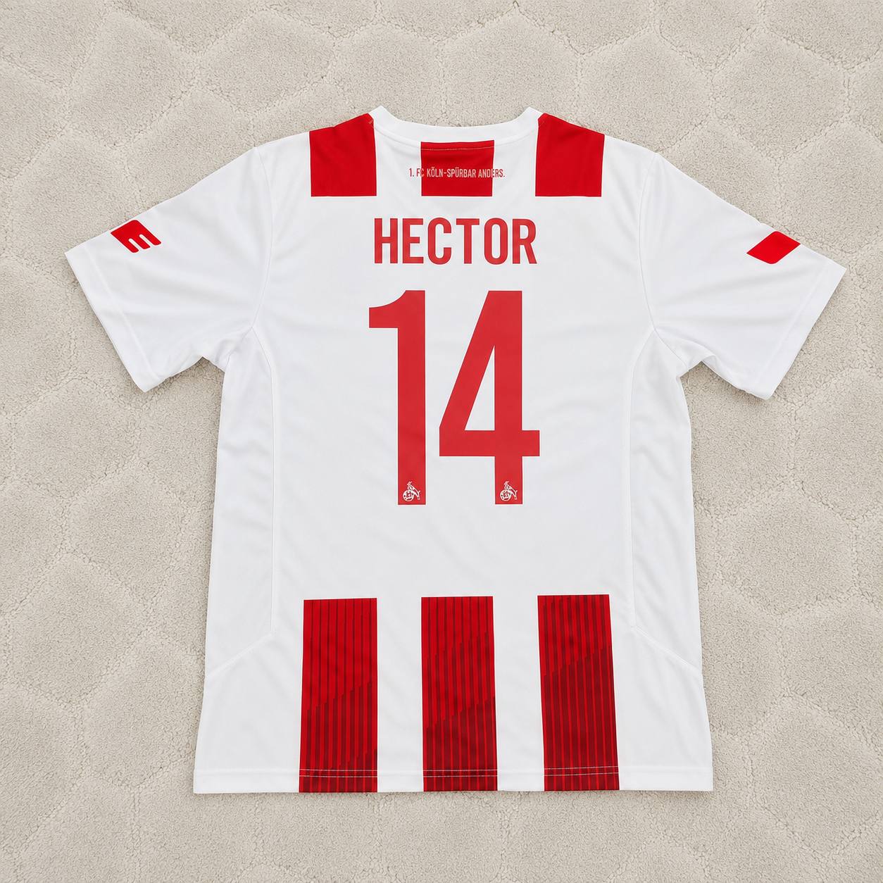 Jonas Hector 1. FC Köln Retro Football Jersey Kit