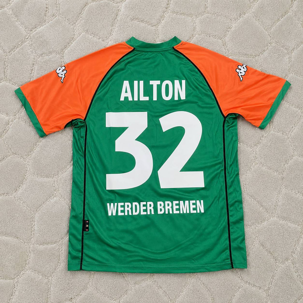 Ailton Werder Bremen 2003-2004 Heimtrikot | Retro Kit | Trikot Soccer Shirt