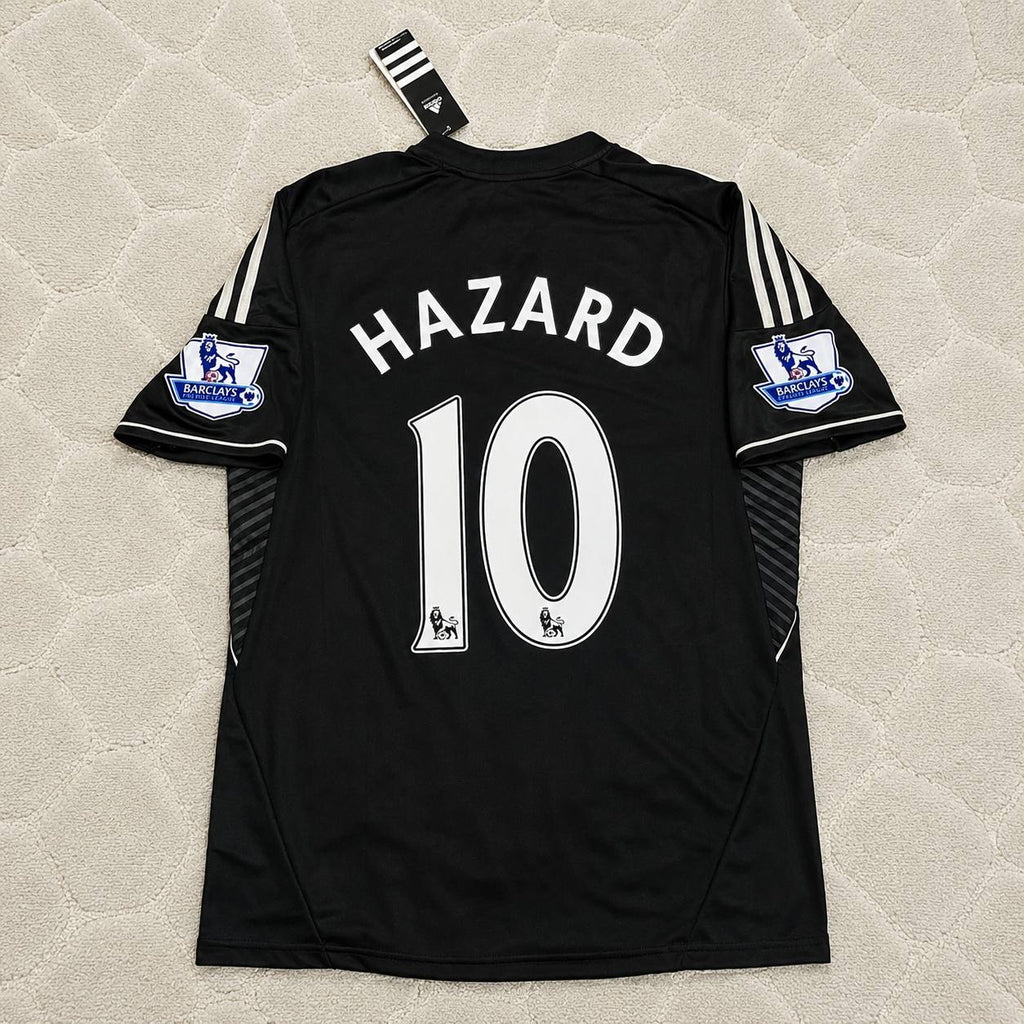 Eden Hazard Chelsea 2013-14 Black Retro Football Jersey Kit