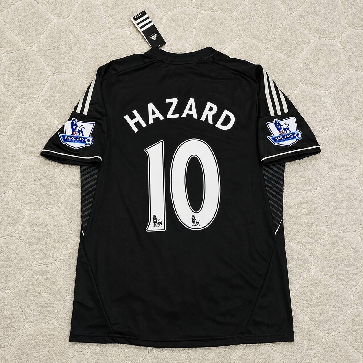 Eden Hazard Chelsea 2013-14 Black Retro Football Jersey Kit