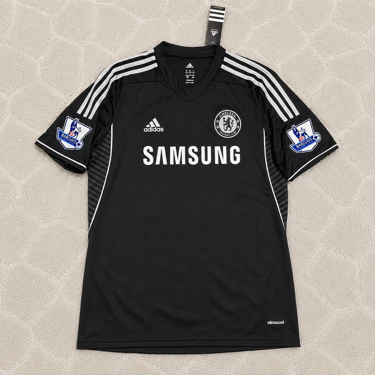 Eden Hazard Chelsea 2013-14 Black Retro Football Jersey Kit