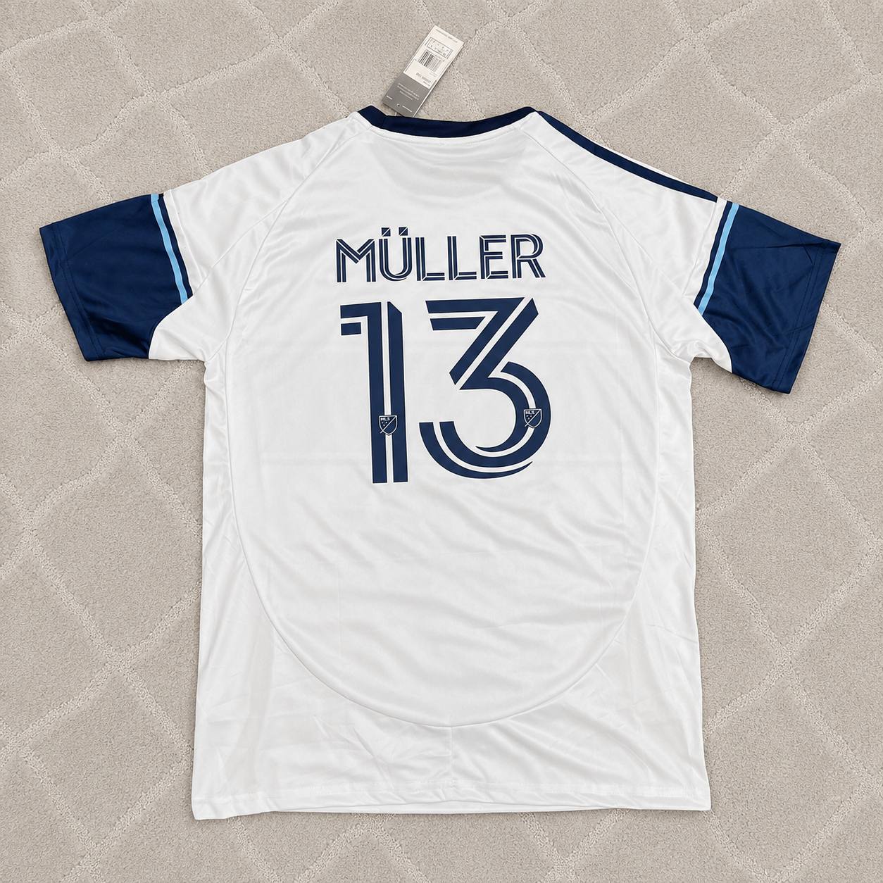Thomas Müller Vancouver Whitecaps New Season Home Soccer Kit Jersey Trikot Soccer Shirt