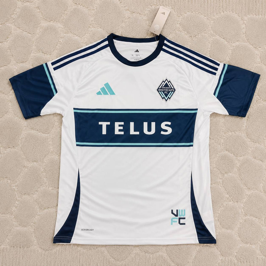 Thomas Müller Vancouver Whitecaps New Season Home Soccer Kit Jersey Trikot Soccer Shirt