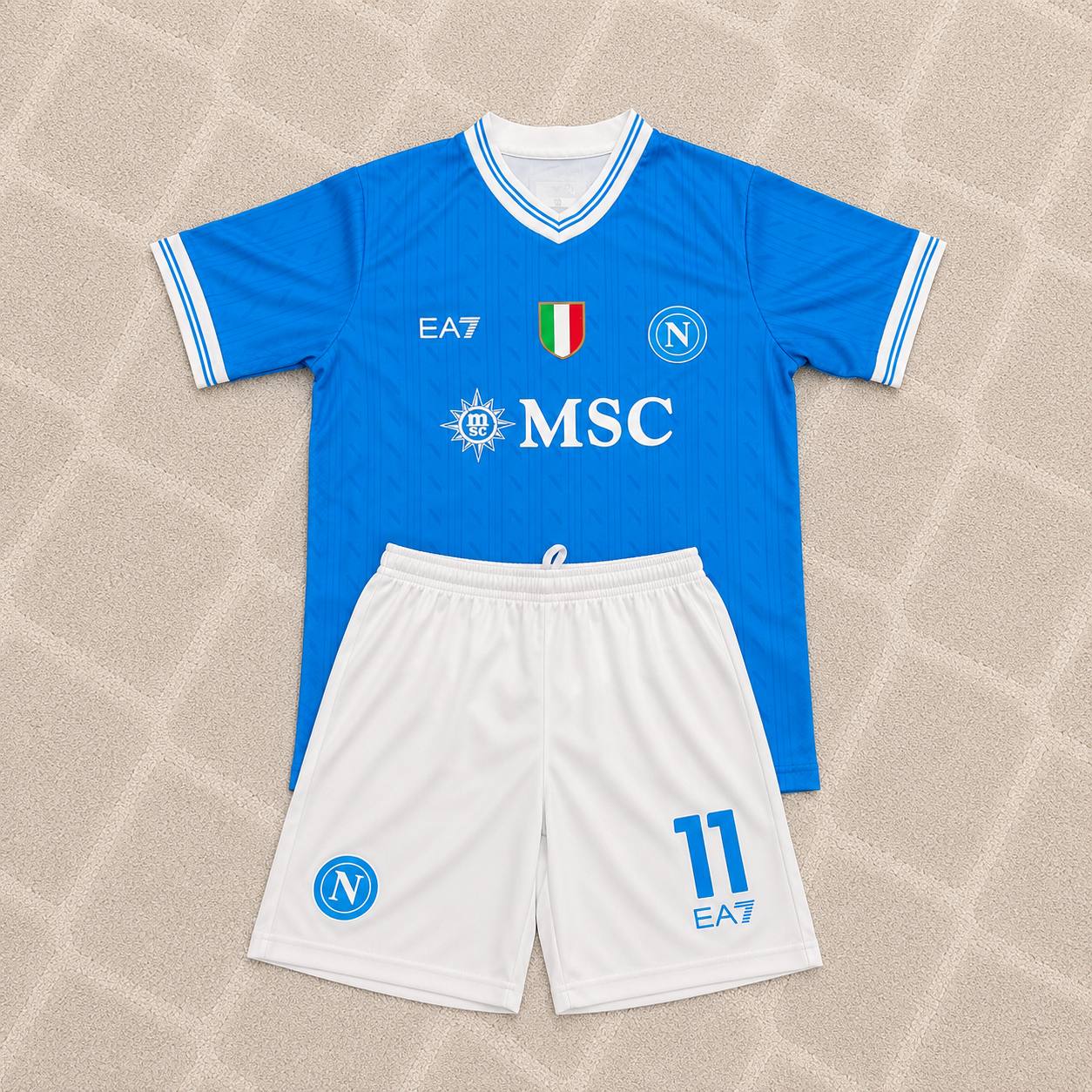 Kevin de Bruyne – Napoli Home White New Kit Jersey