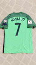 Cristiano Ronaldo Portugal Green 2018 World Cup Retro Jersey