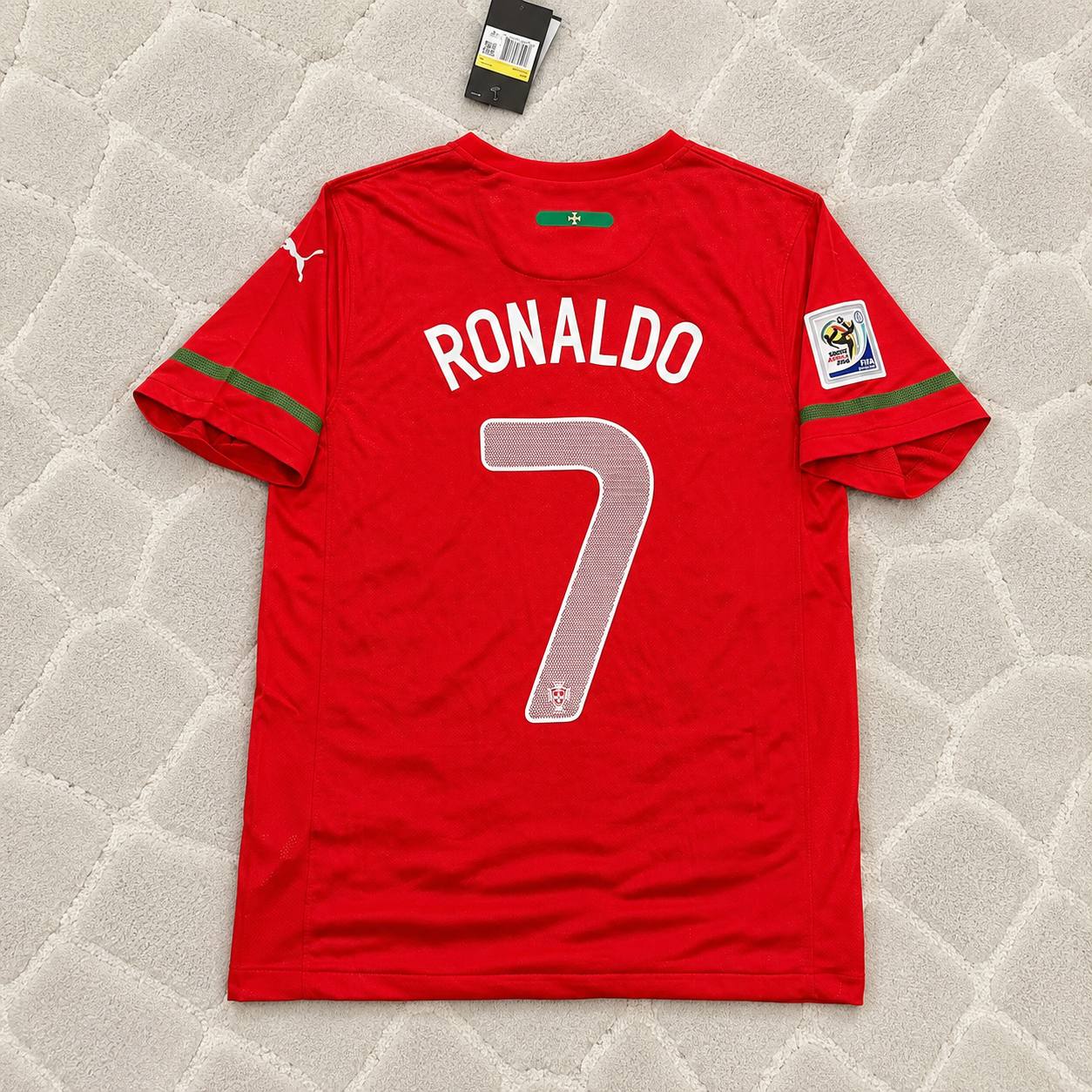 Cristiano Ronaldo Portugal 2010 World Cup Retro Jersey Trikot Maglia
