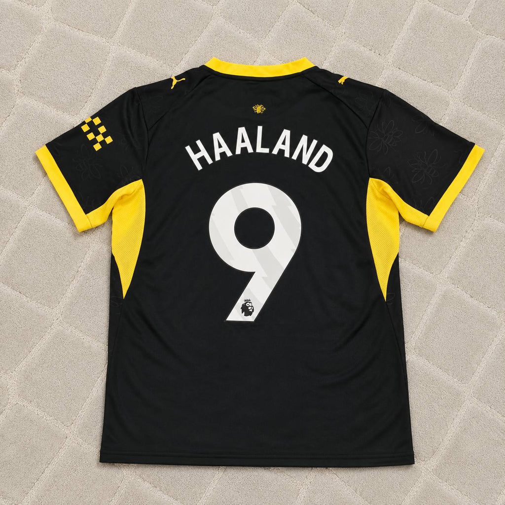 Erling Haaland Manchester City Away Black New Season 2027 Jersey Trikot Maillot Soccer Shirt