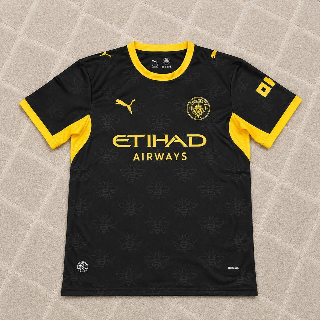 Erling Haaland Manchester City Away Black New Season 2027 Jersey Trikot Maillot Soccer Shirt