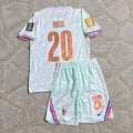 Desire Doue #20 France 2026 World Cup Kids Away Football Shirt - Jersey Kit