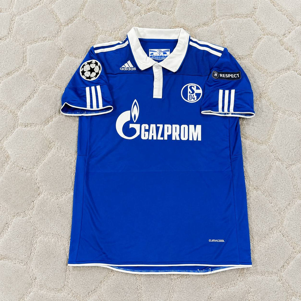 Jefferson Farfán 17- Schalke 04 Season 2010- 11 Retro Champions League Football Jersey Trikot Soccer Shirt