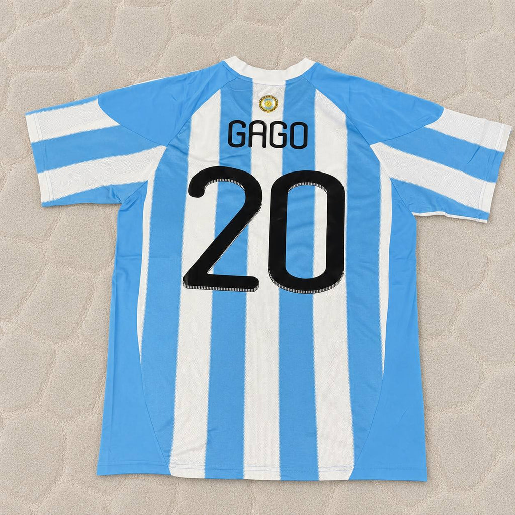 Fernando Gago 20- 2010 World Cup Argentina Retro Jersey