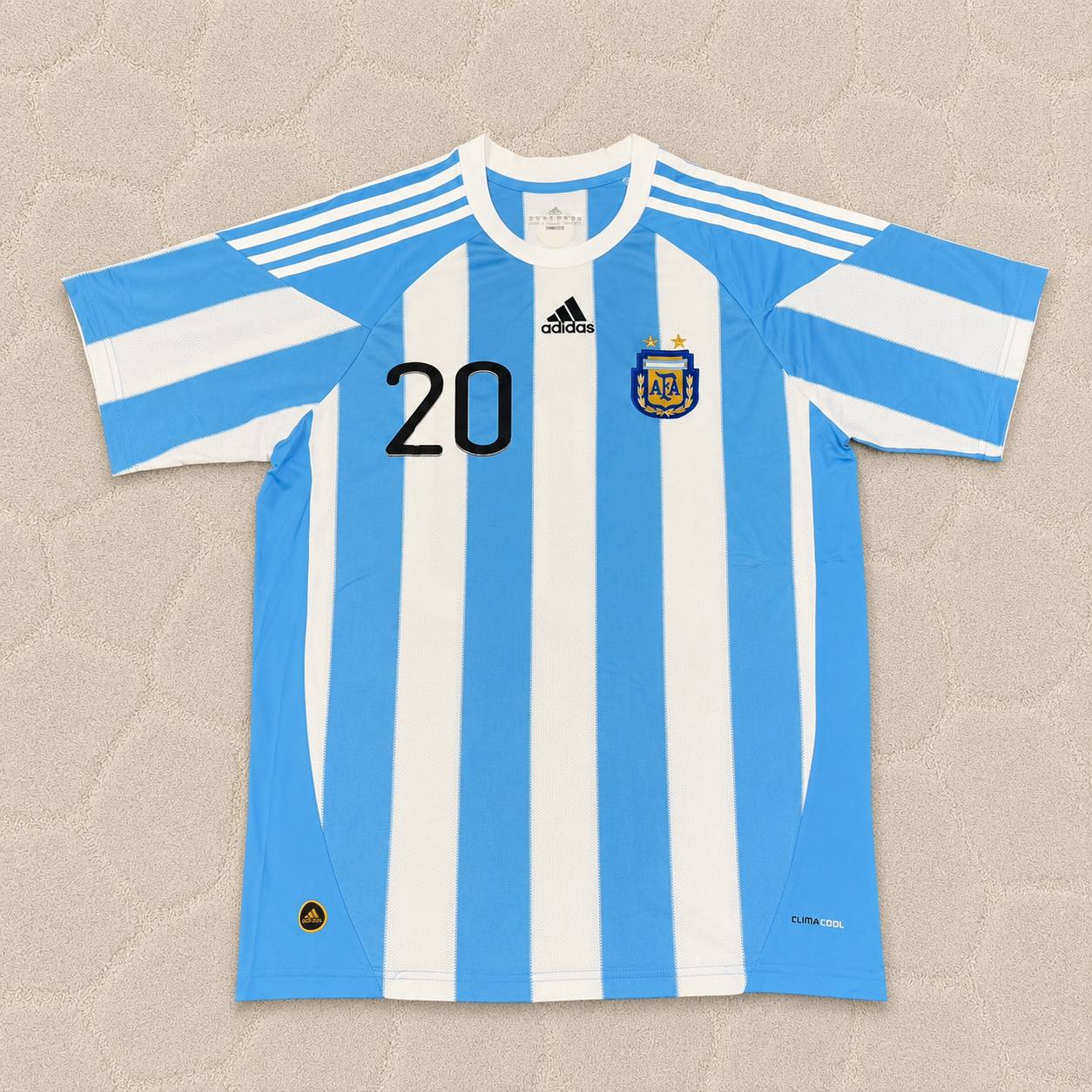 Fernando Gago 20- 2010 World Cup Argentina Retro Jersey