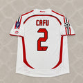Cafu Milan 2007 CL Final White Retro Football Jersey Trikot