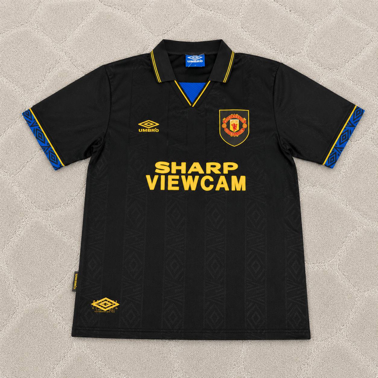 Eric Cantona Manchester United 1992 1993 Retro Retro Football Jersey