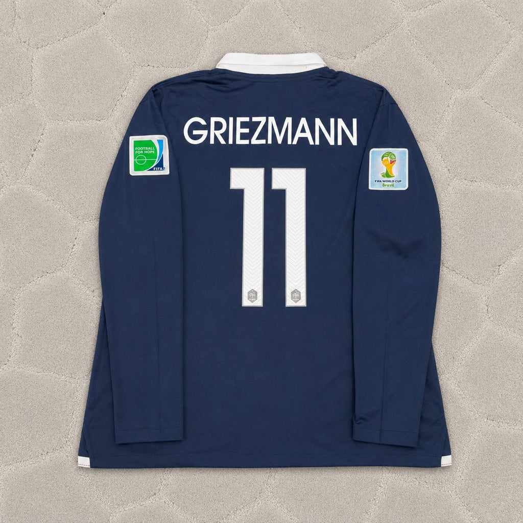 Antoine Griezmann #11 France 2014 World Cup Long Sleeve Football Jersey