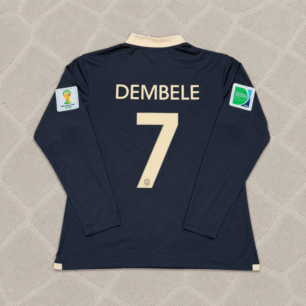 Ousmane Dembele #7 France Long Sleeve Football Jersey Trikot Maillot