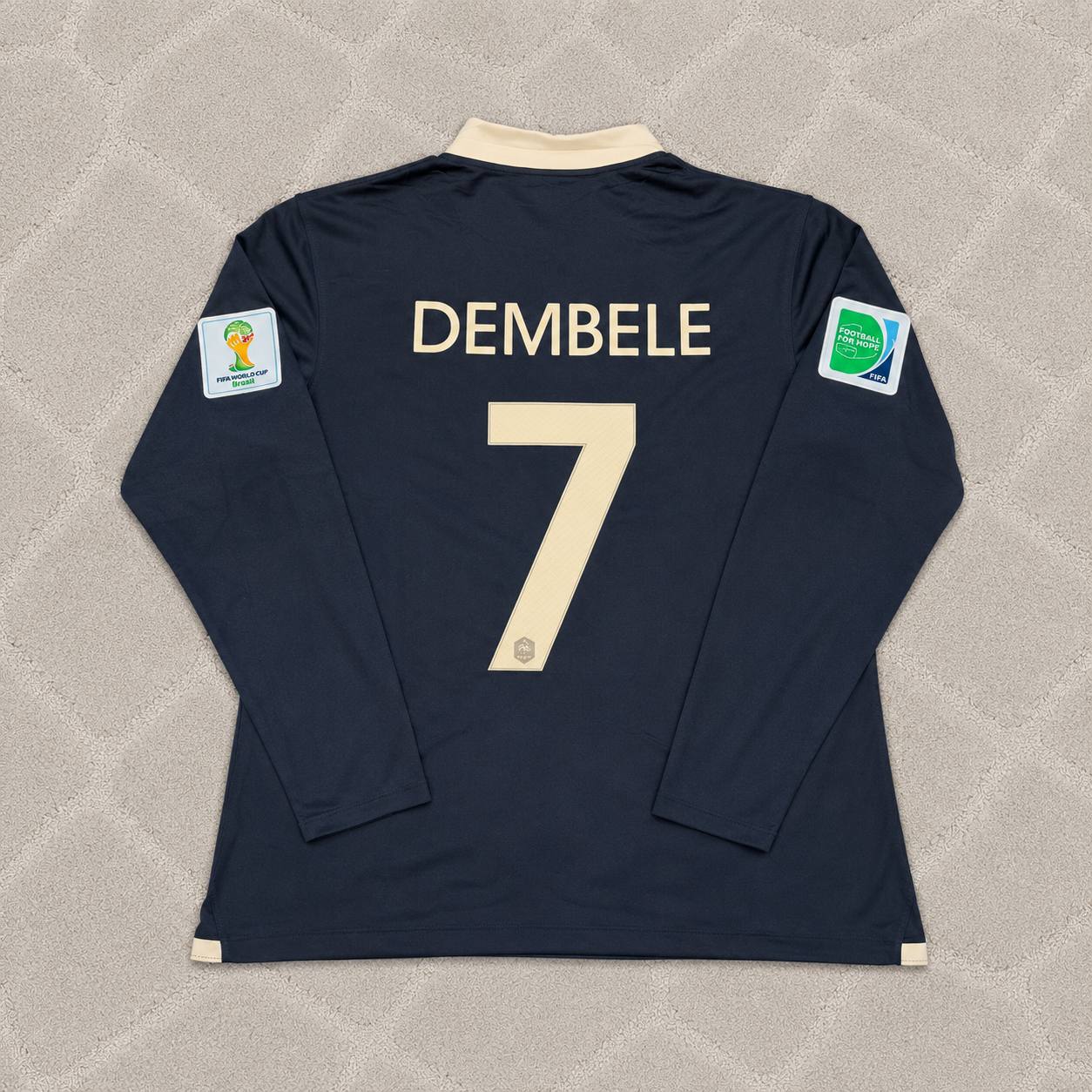 Ousmane Dembele #7 France Long Sleeve Football Jersey Trikot Maillot