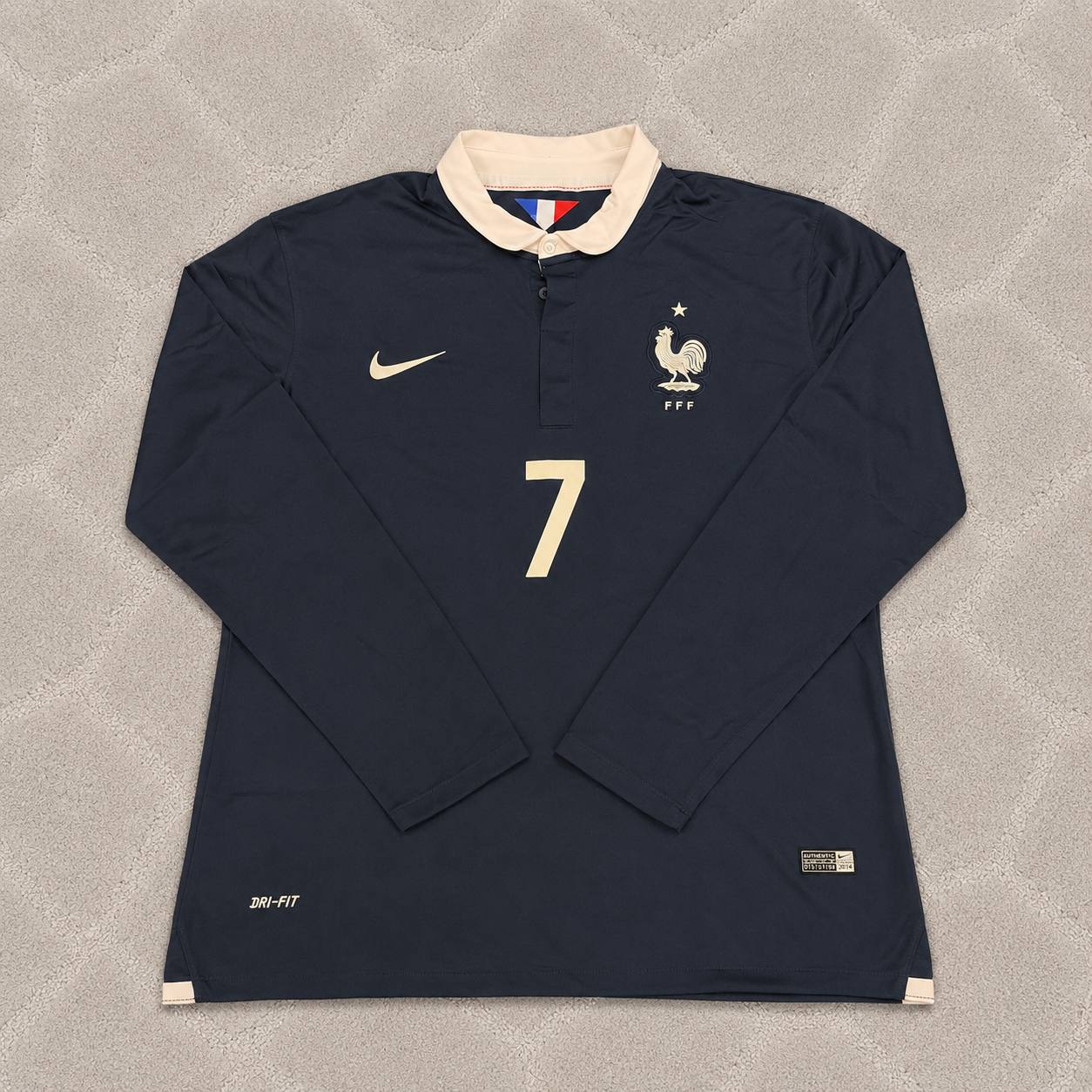 Ousmane Dembele #7 France Long Sleeve Football Jersey Trikot Maillot