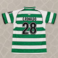 Cristiano Ronaldo Sporting CP Debut Retro Football Jersey Kit