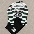 Cristiano Ronaldo Sporting CP Debut Retro Football Jersey Kit kids
