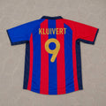 Patrick Kluivert 9 – Barcelona 2001/2002 Home Retro Kit Jersey Trikot Maillot Soccer Shirt