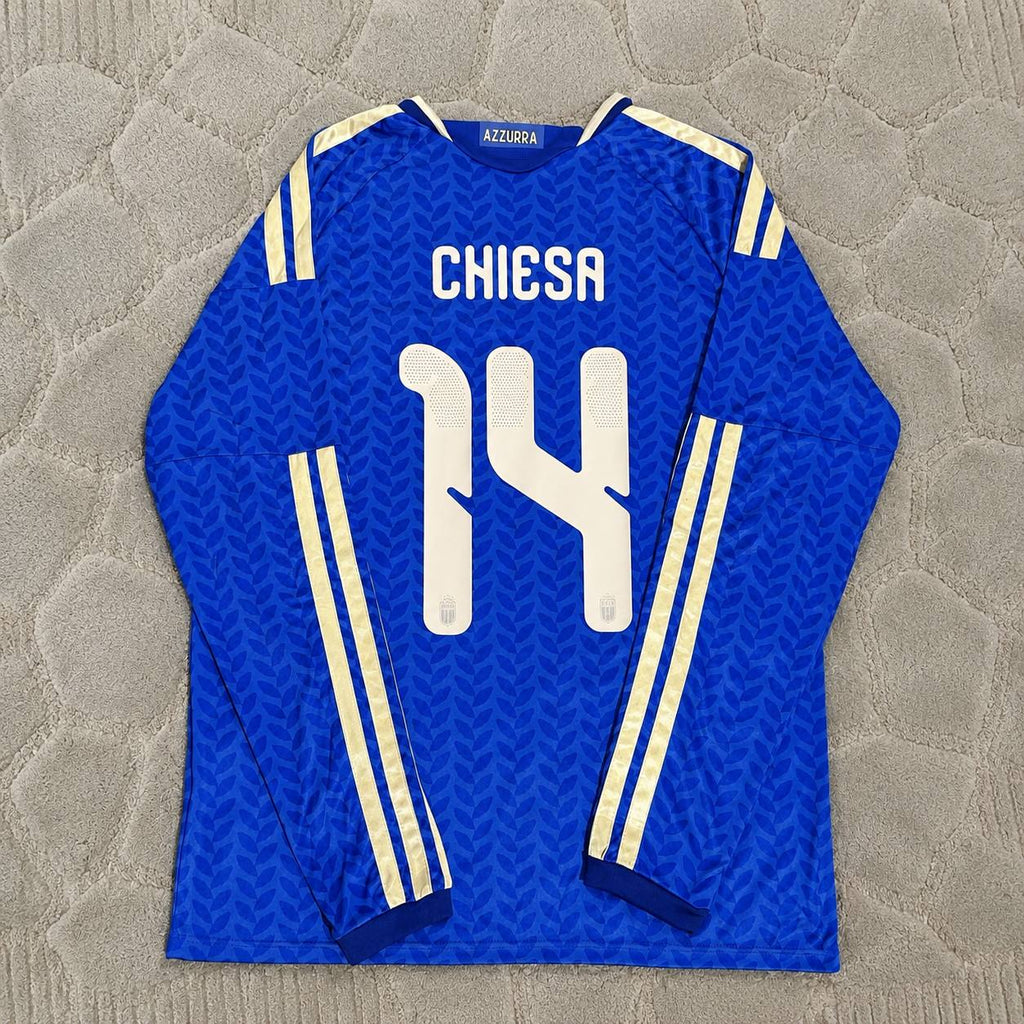 Federico Chiesa Italy 2026 World Cup Long Sleeve Football Jersey