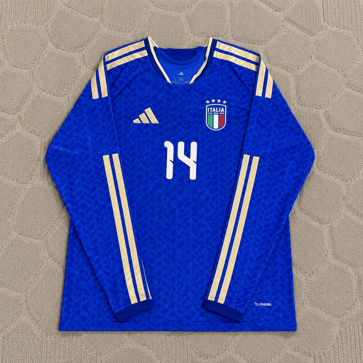 Federico Chiesa Italy 2026 World Cup Long Sleeve Football Jersey