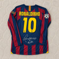 Ronaldinho Gaucho 10 – Barcelona 2006 Paris Final Retro Long Sleeve Football Jersey – | Trikot | Maillot