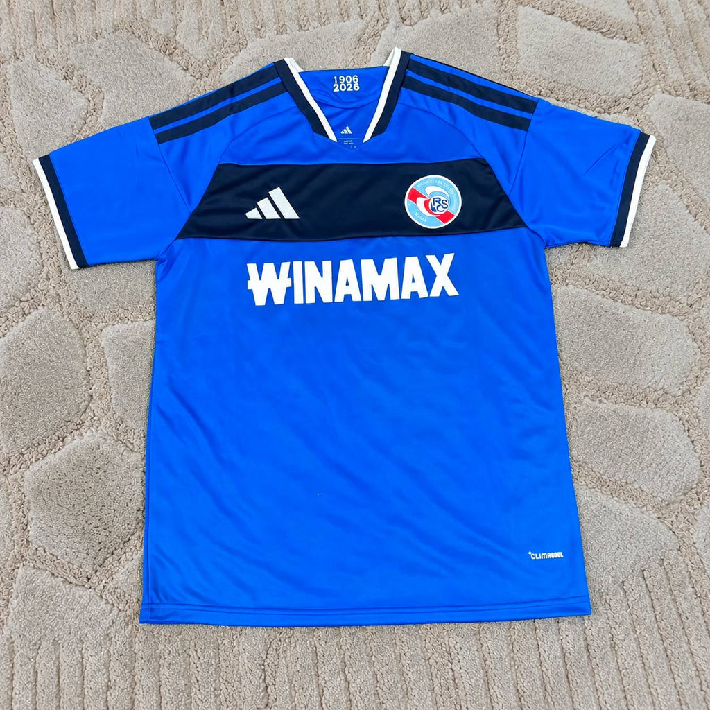 Joaquin Panichelli #9 Strasbourg Alsace New Season 2026-2027 Home Football Shirt - jersey kit - Trikot Maillot