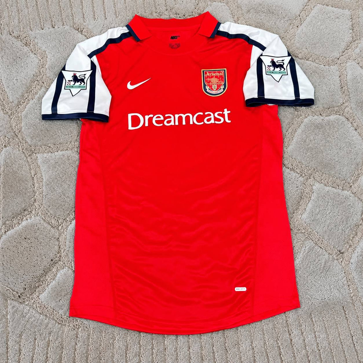 Emmanuel Petit #17 Arsenal 1999-2002 Retro Home Football Shirt - Jersey Kit - Trikot Maillot