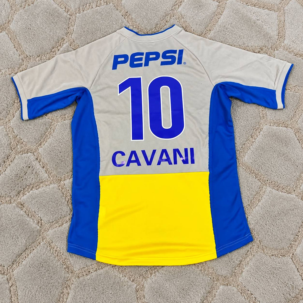 Edinson Cavani #10 Boca Juniors Retro Away Football Shirt - Special Edition