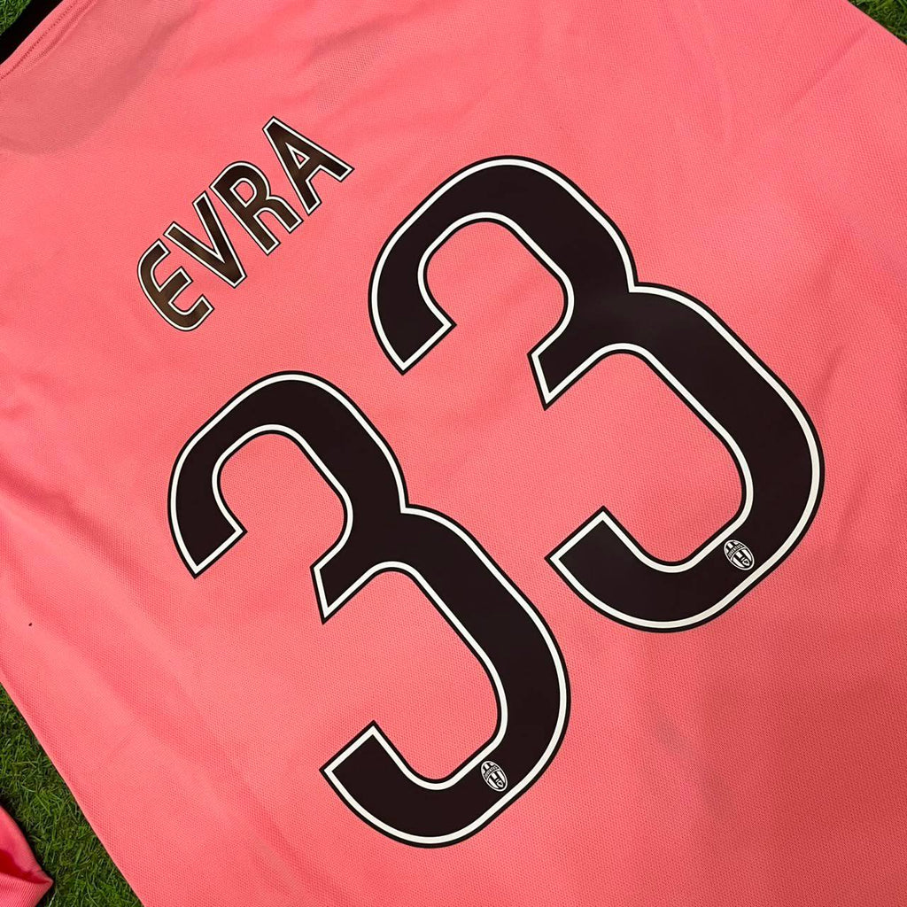 Patrice Evra Juventus Pink Retro 2015-2016 Pink Jersey Trikot