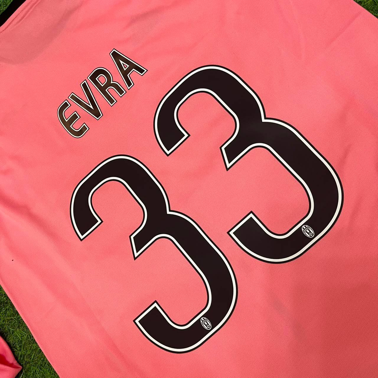 Patrice Evra Juventus Pink Retro 2015-2016 Pink Jersey Trikot