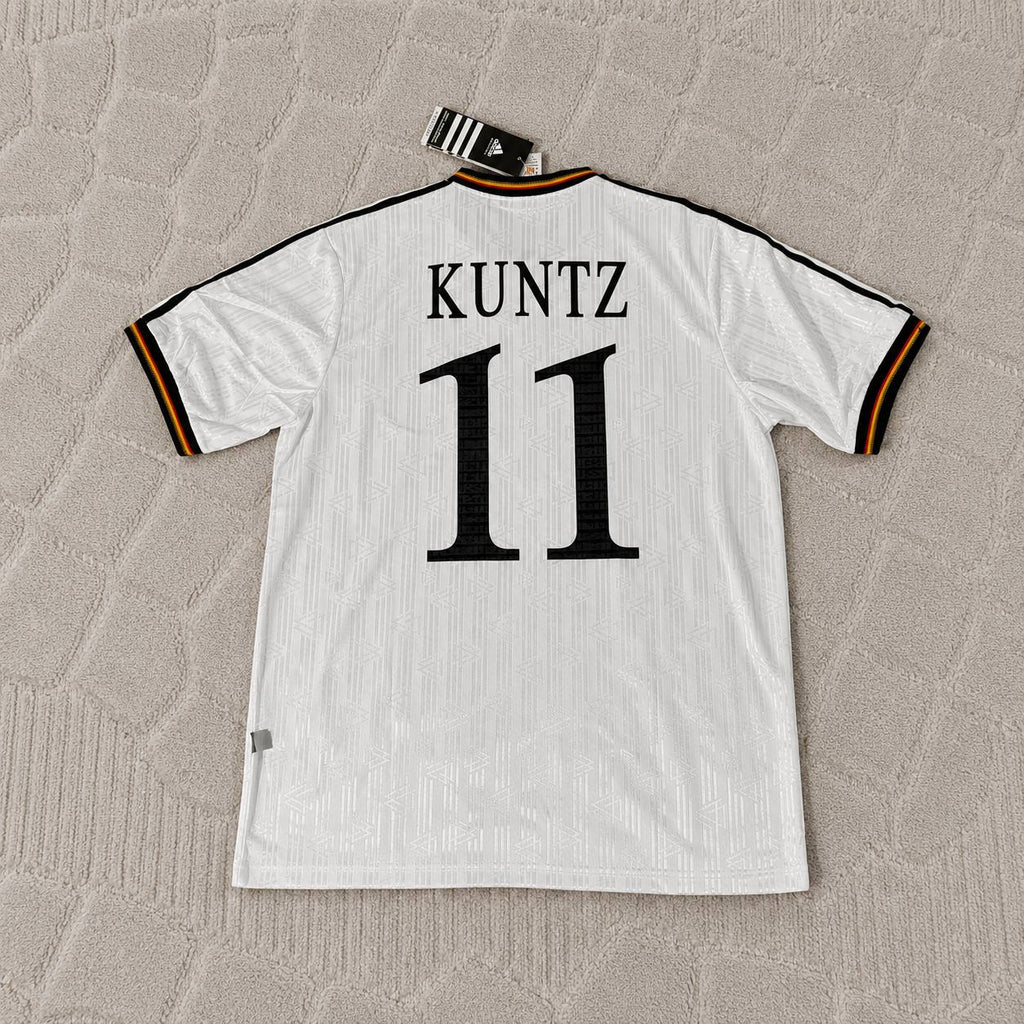 Stefan Kuntz Deutschland 1996 Europameisterschaft Finale Heim Retro Fussballtrikot Set