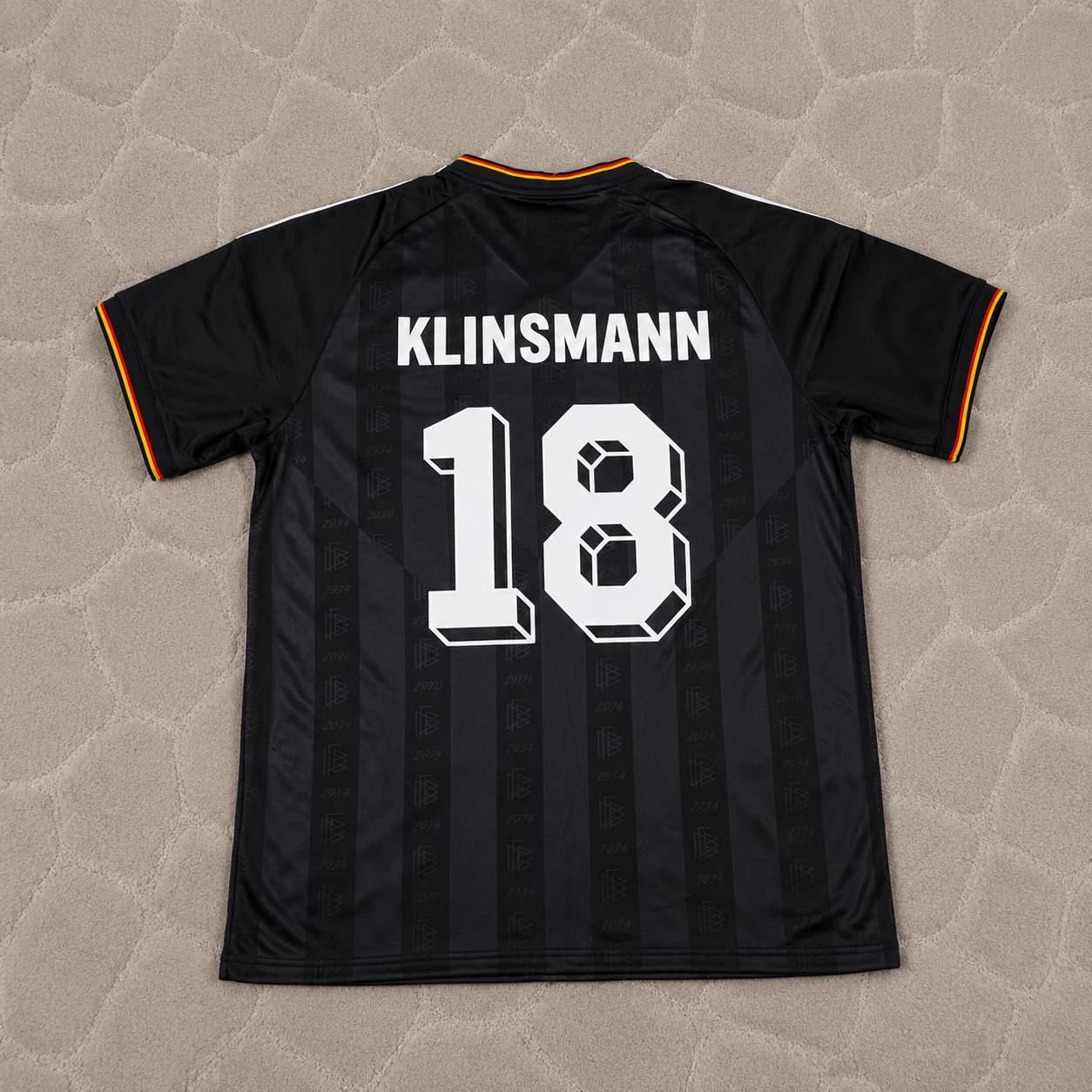 Jürgen Klinsmann 18# Germany Black Retro Vintage Football Jersey