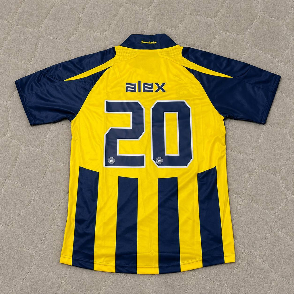 Alex de Souza Fenerbahçe 2007 2008 Home Retro Football Jersey