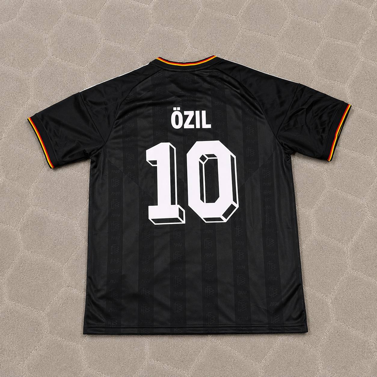 Mesut Özil 10 Germany Black Retro Football Jersey