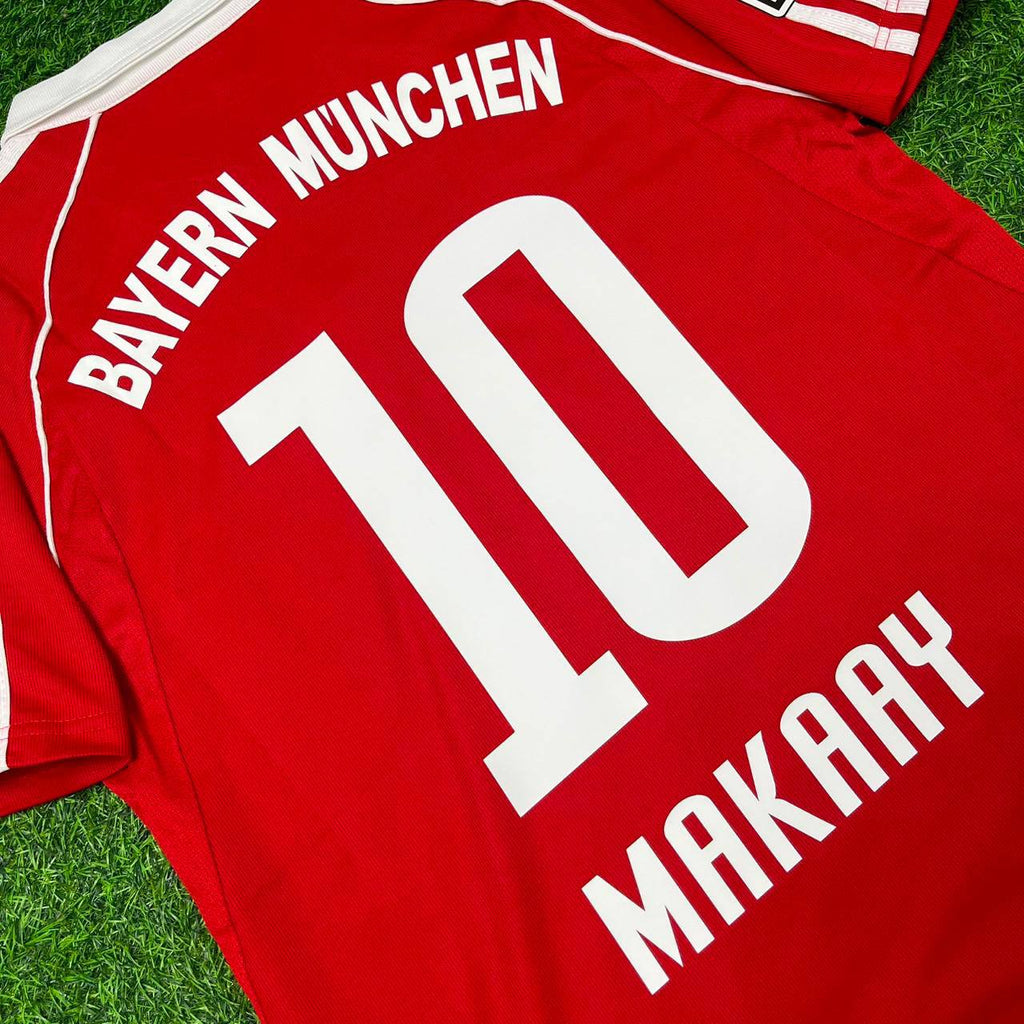 Roy Makaay Bayern Munich 2005 06 Red Home Retro Football Jersey